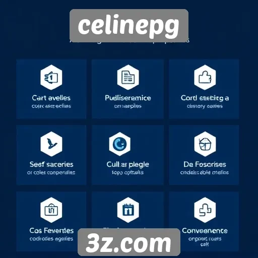 Análise das principais funcionalidades do site celinepg