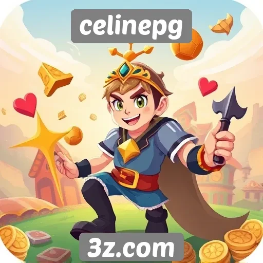 Diversidade de jogos disponíveis na plataforma celinepg