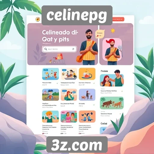 Navegação intuitiva e design do celinepg